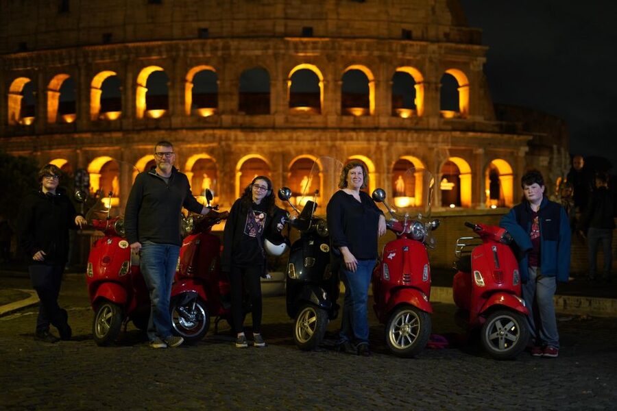 Rome: Vespa Scooter Night Tour with Pro Photographer service - From the Knights of Malta to the Mouth of Truth