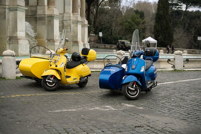 Rome Vespa Sidecar Food Tour with Local Tastings - Gianicolo and the Fontana dell’Acqua Paola