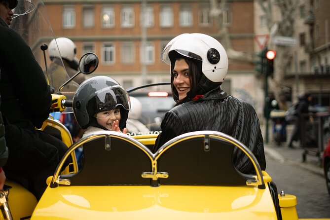 Rome Vespa Sidecar Food Tour with Local Tastings - Seating, comfort, and weather