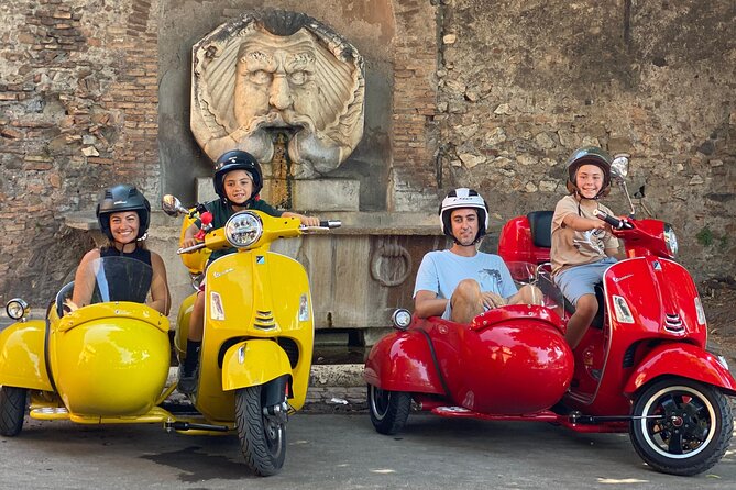 Rome Vespa Sidecar Tour — 90-Minute City Highlights Tour - Safety, seating, and physical demands