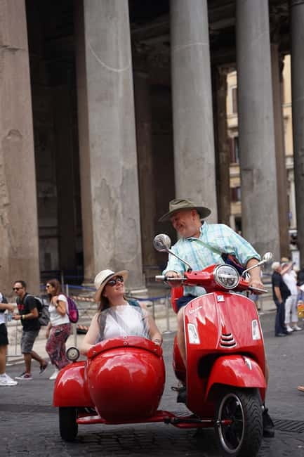 Rome Vespa Sidecar Tour: 90-Minute Panoramic Experience - What the 90-minute Vespa ride is really like
