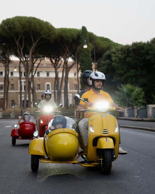 Rome Vespa Sidecar Tour: 90-Minute Panoramic Experience - Starting near Piazza di San Pantaleo
