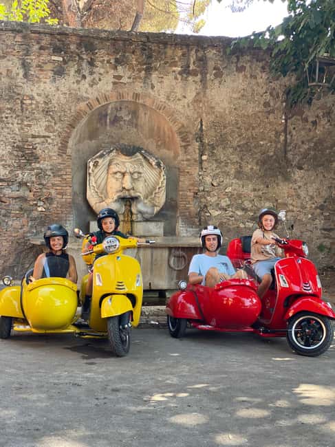 Rome Vespa Sidecar Tour: 90-Minute Panoramic Experience - The Colosseum, Roman Forum, and Vittoriano