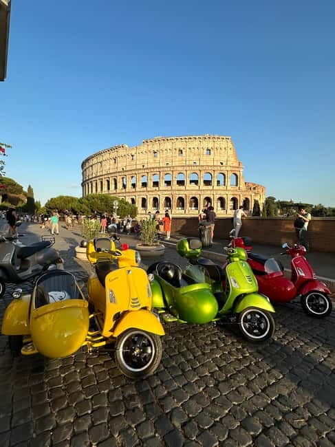 Rome: Vespa Sidecar Tour with Hotel Transfers & Gelato - The Spanish Steps and the city between monuments