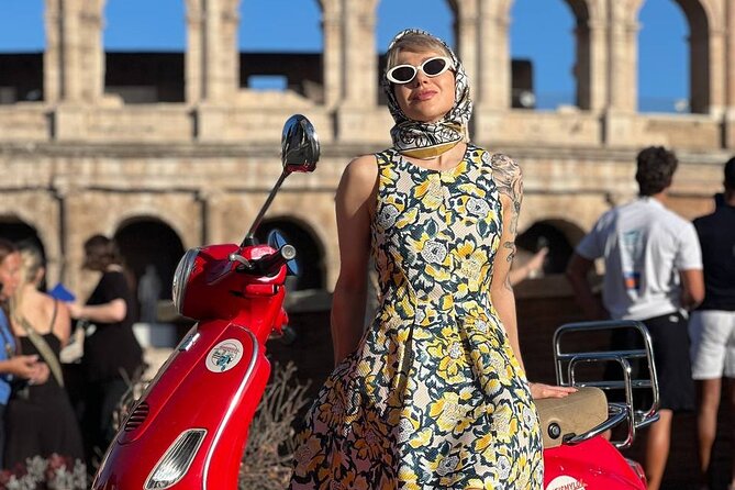 Rome Vespa Tour and Professional Photoshoot - Circus Maximus and the Aventine view