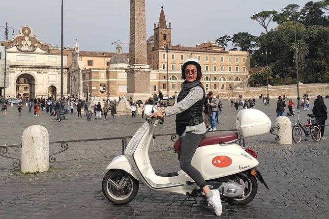 Rome Vespa Tour with Gelato Stop - Trinita dei Monti and the Pincio View