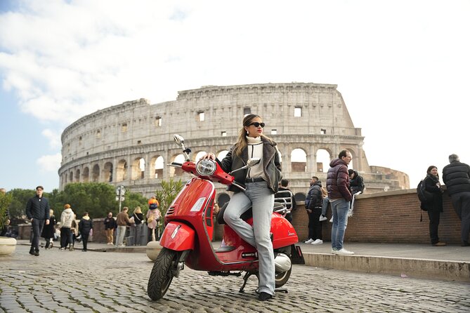 Rome: Vespa Tour with Professional Photoshoot - Riding Rome by Vespa without driving
