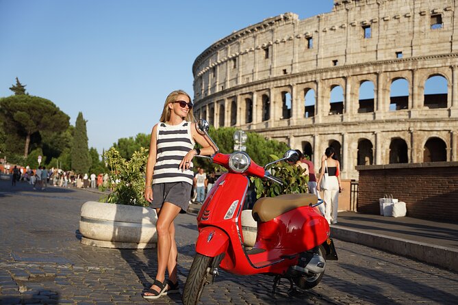 Rome Vespa Tour with Tiramisu - Starting beside the Colosseum