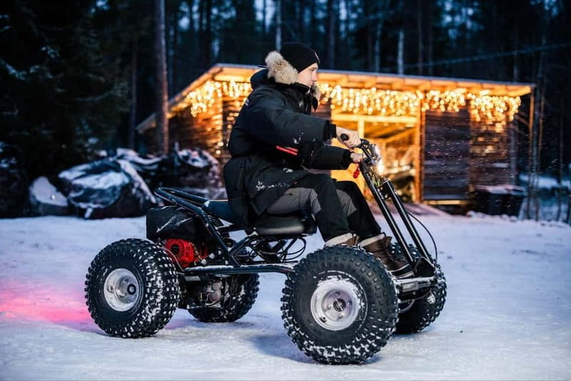 Rovaniemi: Santa Village Tour+Lunch In Glass Igloo+Scooters - A private way to see Rovaniemi in one half-day