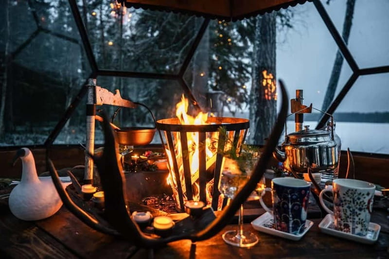 Rovaniemi: Santa Village Tour+Lunch In Glass Igloo+Scooters - VIP transport and the value of a private group