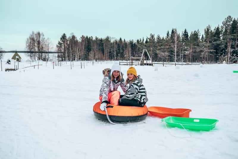 Rovaniemi: Snow Tour with Huskies, Reindeer, & Mini Scooters - The 500-meter husky ride