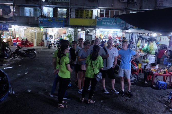 Saigon After Dark and Street Food by Motorbike and Scooter - First tastes: beef noodles, sugarcane juice, and betel leaf