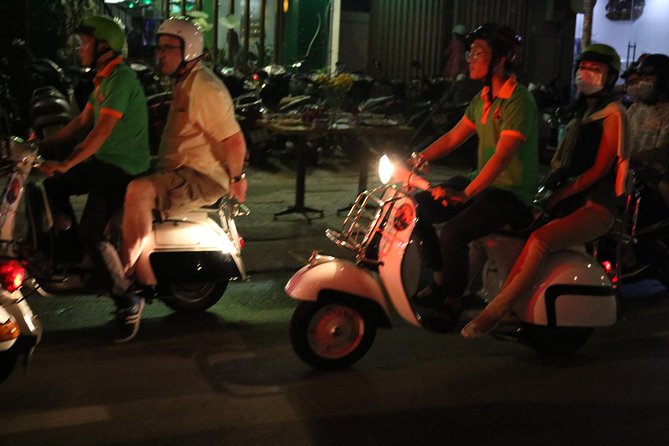 Saigon After Dark Vespa Street Food Tour + Live Music 4 hours - Careful drivers and the reality of scooter travel