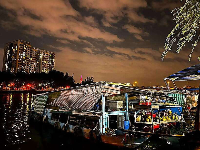 Saigon: Floating Market and Food Tasting Tour by Scooter - District 7 for noodle soup and a slower meal