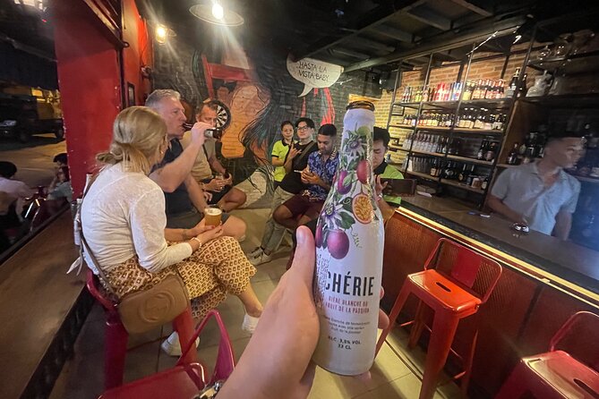 Saigon Night Street Food and Craft Beer Tour by Vespa Scooter - Local seafood and beer to finish the meal