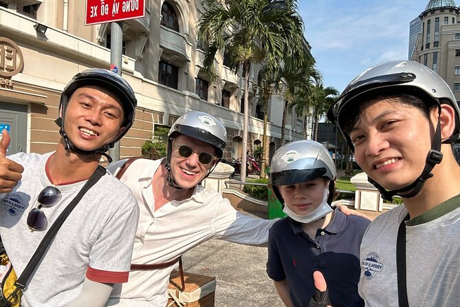 Saigon Secrets - Half Day Tour With Vintage Vespa - Sugarcane juice among old apartment blocks