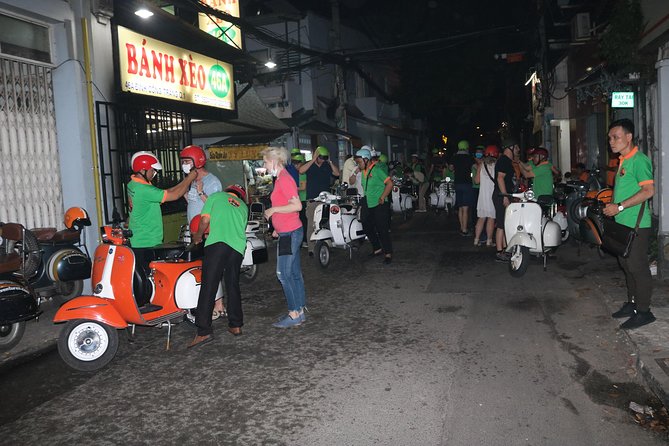 Saigon Vespa By Night Street Food Tour 4,5 Hours - The Vespa ride gives the night its character