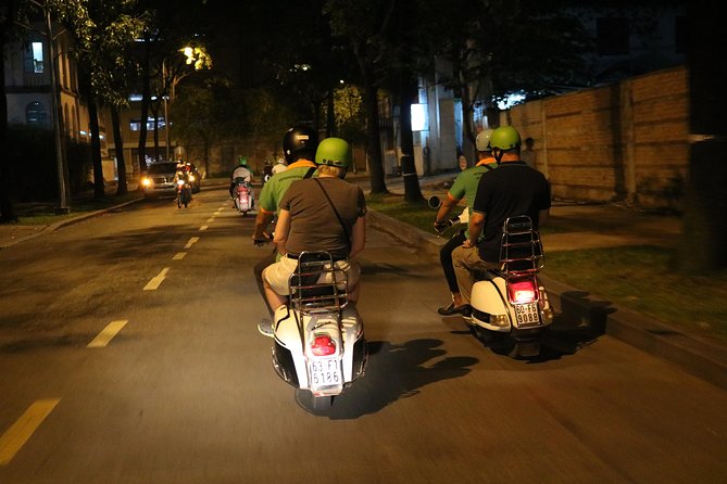 Saigon Vespa By Night Street Food Tour 4,5 Hours - The final music bar and young Saigon