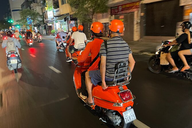 Saigon Vespa By Night Street Food With Female Riders Ao Dai - Meeting your female driver at 6 pm