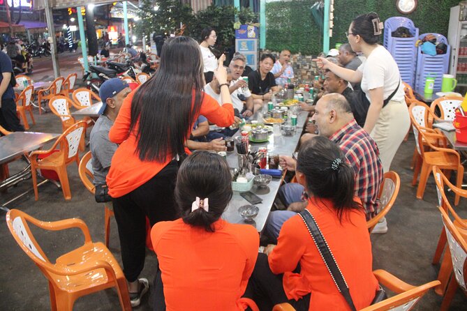 Saigon Vespa By Night Street Food With Female Riders Ao Dai - Who will enjoy this most