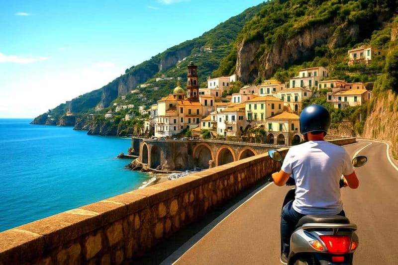 Salerno: Scooter Rental to travel the Amalfi Coast - Positano is the grand finish, not an obligation