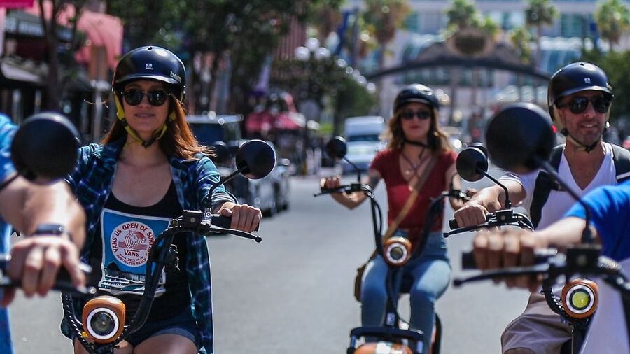 San Diego: Downtown and Gaslamp Loop Scooter Tour - Maritime San Diego, USS Midway, and Seaport Village