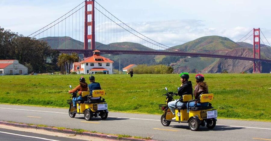 San Francisco: Electric Scooter Rental with GPS Storytelling - Crissy Field and Marina Green: The Best Open Views
