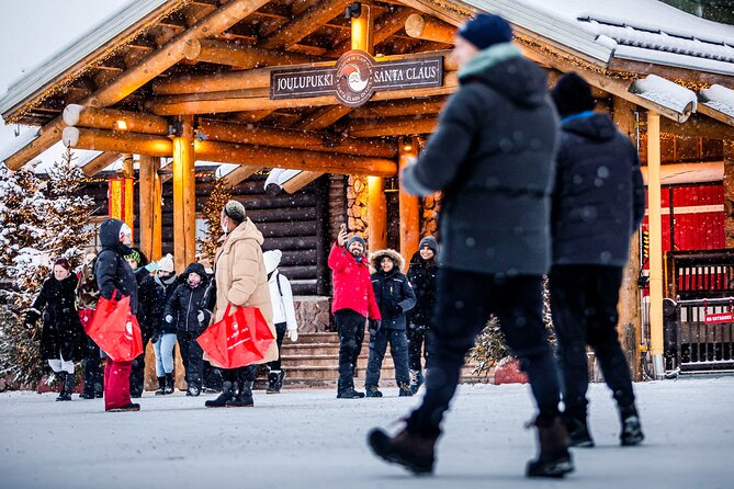 Santa Village Tour+Lapland Cuisine In Glass Igloo+Snow Scooters - A quick look at Rovaniemi’s city highlights