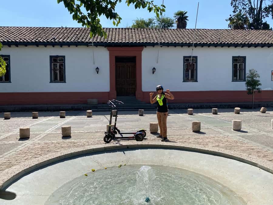 Santiago sunset tour on an electric scooter. City and nature - Safety, fitness, and who should book