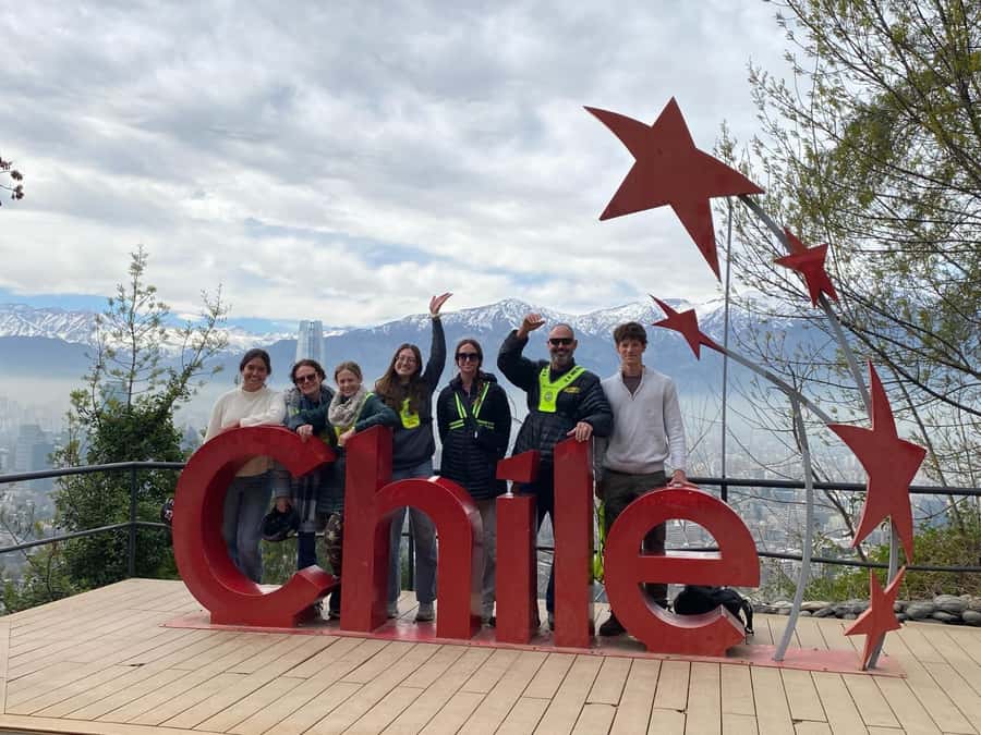 Santiago sunset tour on an electric scooter. City and nature - Why this Santiago tour works so well