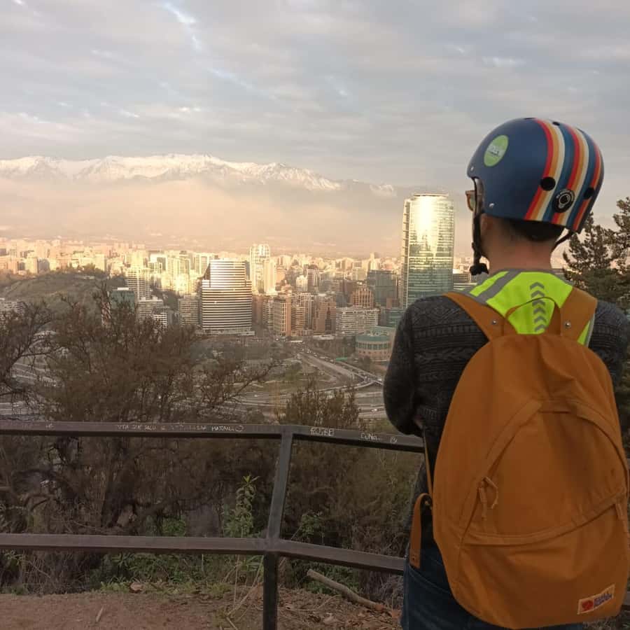 Santiago sunset tour on an electric scooter. City and nature - The Japanese Garden and Santiago’s green side