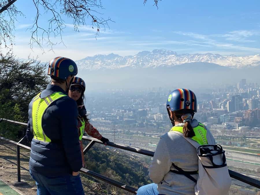 Santiago sunset tour on an electric scooter. City and nature - What the guide adds