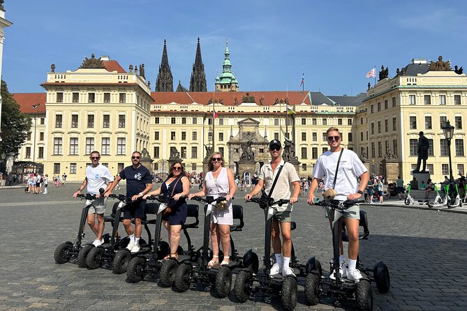 Scooter tours to Prague Castle and views. - Petřín and the option to extend your ride