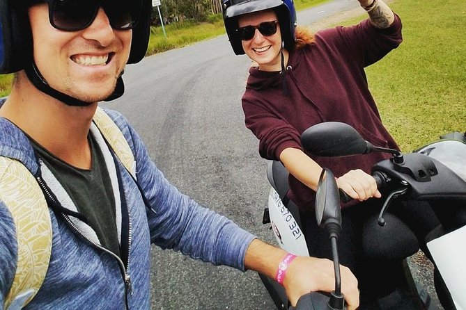 Scooter Wildlife & Sunset Tour - Riding out from Agnes Street at 3:30 pm