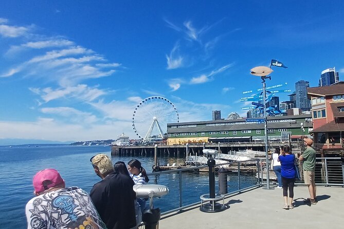 Seattle Waterfront Electric Scooter Tour with Great Wheel - Myrtle Edwards Park and the open bay