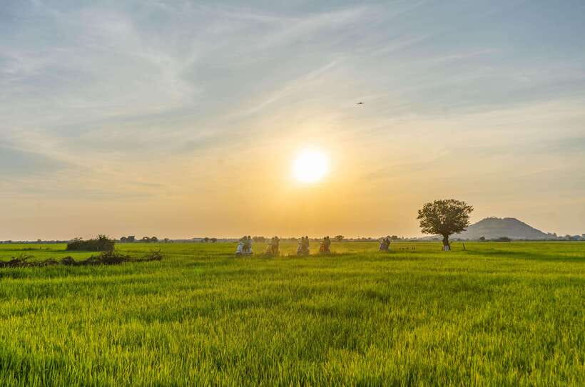 Siem Reap Countryside Sunset Vespa Tour or Tuk Tuk - A traditional village with time to look around