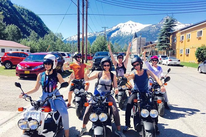 Skagway Scooter Gold Rush Adventure - Lower Reid Falls adds the payoff