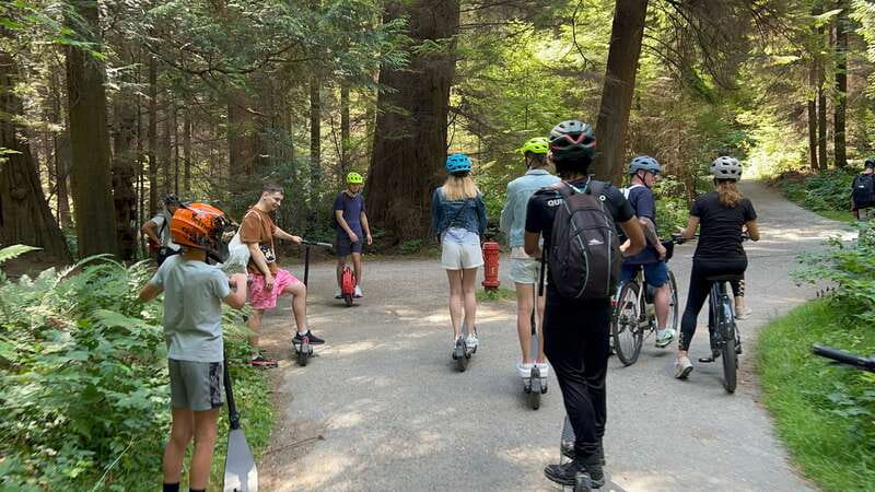 Stanley Park EUC & E-scooters loop tour - Why an electric ride suits Stanley Park