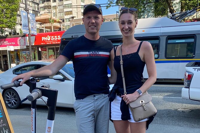 Stanley Park Seawall E-scooter Rental with Self Guided map - Starting beside English Bay at 1886 Pendrell Street