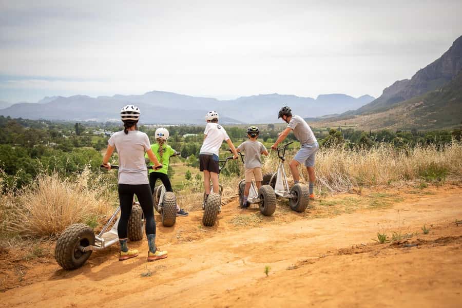 Stellenbosch Winelands downhill gravity Scooter - What to bring and what to leave behind