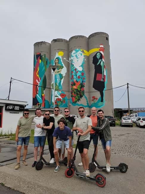 Street Art E Scooter tour - Three neighborhoods, three views of the city