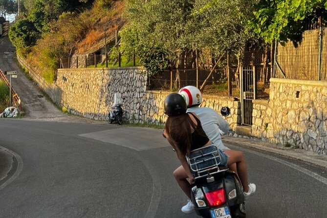 Sunset Amalfi Coast Vespa Tour With A Local - Praiano brings a quieter coastal mood