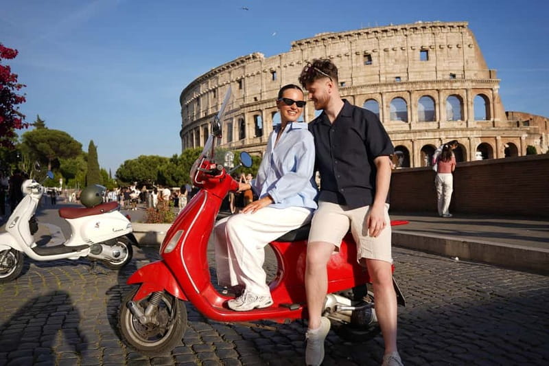 Taste, Explore, Capture-All inclusive Vespa Tour in Rome - Starting at the Colosseum