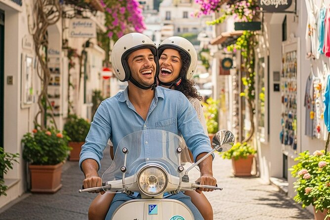 The BEST Private Amalfi Coast Vespa Tour - Praiano and the Fiordo di Furore in passing