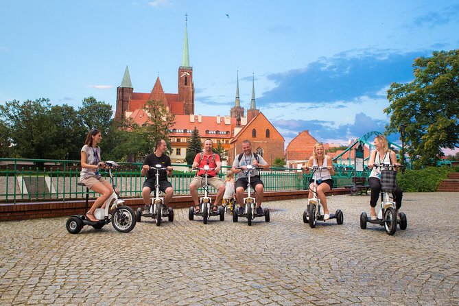 The Grand E-Scooter (3 wheeler) Tour of Wroclaw - everyday tour at 9:30 am - Key things to know before you ride