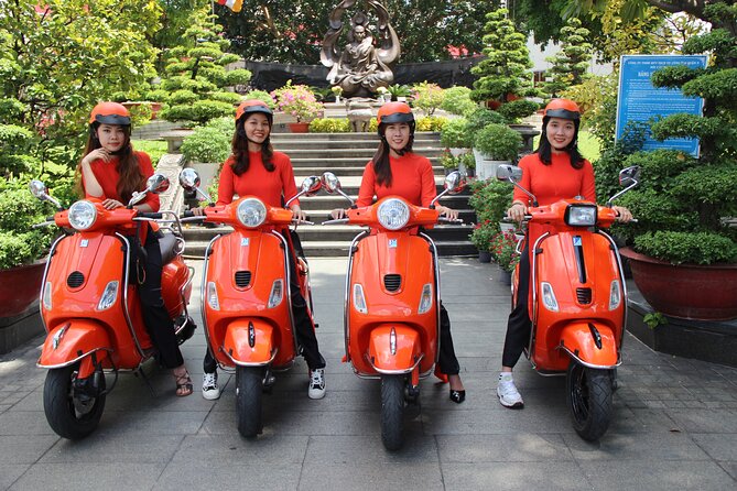 The Insider's Saigon With Female Ao Dai Riders Vespa 4,5 Hours - What the guides and drivers add