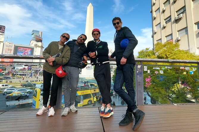 Tour Buenos Aires in one day on Electric Scooters - Palermo and the final choripán stop