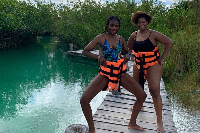 Tulum Guided Scooter Tour, Muyil Ruins, Boat Eco, Float Down Mayan Canals Lunch - Riding from Tulum to Muyil