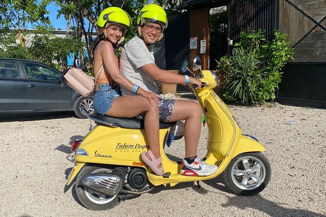 Tulum Vespa Tours with Lunch - Gran Cenote and a Mayan buffet lunch