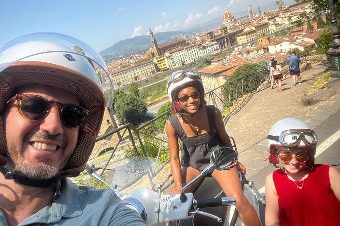 Unforgettable 1.5-Hour Private Vespa Sidecar Tour of Florence - San Miniato al Monte adds a quieter side of Florence